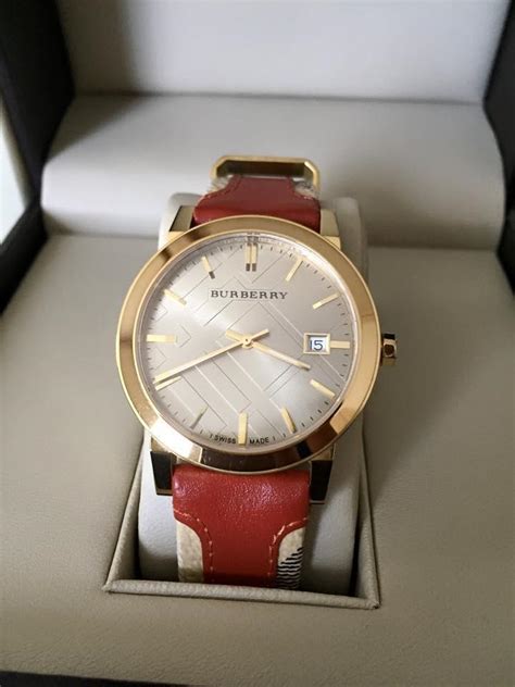 burberry bu9017|Burberry Ladies Watch The City Check Gold BU9017.